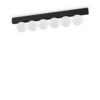 IDEAL LUX Φωτιστικό Οροφής PING PONG LED 18W 3000K Μαύρου Χρώματος – 313290