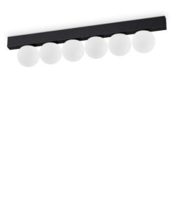 IDEAL LUX Φωτιστικό Οροφής PING PONG LED 18W 3000K Μαύρου Χρώματος – 313290