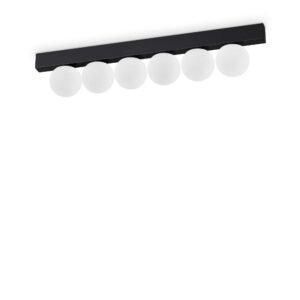 IDEAL LUX Φωτιστικό Οροφής PING PONG LED 18W 3000K Μαύρου Χρώματος – 313290