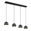 Κρεμαστό Φωτιστικό Trio Lighting 4xE14   Μαύρο Ματ Μεταλλικό    – 313300432