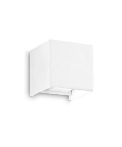 IDEAL LUX Επιτοίχιο Φωτιστικό Βεράντας ATOM LED 12W 3000K IP54 Λευκού Χρώματος – 313436