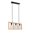 Κρεμαστό Φωτιστικό Trio Lighting 3χE27   Μαύρο Ματ Μεταλλικό    – 313800332
