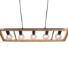 Κρεμαστό Φωτιστικό Trio Lighting 5χE27   Μαύρο Ματ Μεταλλικό    – 313800532