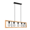 Κρεμαστό Φωτιστικό Trio Lighting 5χE27   Μαύρο Ματ Μεταλλικό    – 313800532