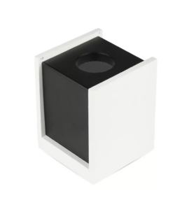 Επιφανειακό φωτιστικό Spot GU10 Γύψινο Τετράγωνο με λευκό & μαύρο σώμα V-TAC – 3140