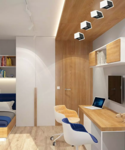 Επιφανειακό φωτιστικό Spot GU10 Γύψινο Τετράγωνο με λευκό & μαύρο σώμα V-TAC – 3140