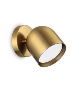 IDEAL LUX Επιτοίχιο Φωτιστικό DODO 1xGX53 Χρυσού Χρώματος – 314129