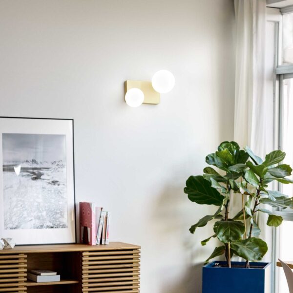 IDEAL LUX Επιτοίχιο Φωτιστικό PENTA 2xG9 Χρυσού Χρώματος – 314815