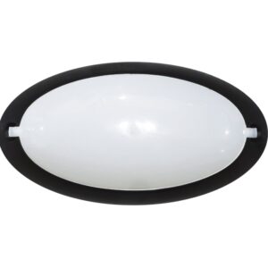 D-212 BLACK ΕΝΣΩΜΑΤΩΜΕΝΟ LED 12W ΟΒΑΛ Heronia – 32-0204