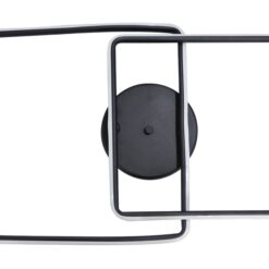 Led Φωτιστικό Οροφής cct Μαύρο LEO/2 Heronia – 01-0372