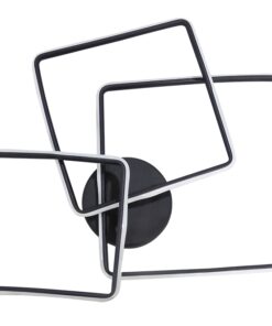 Led Φωτιστικό Οροφής cct Μαύρο LEO/3  Heronia – 01-0373