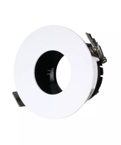 Χωνευτό φωτιστικό Spot GU10 Στρογγυλό Λευκό και μαύρο σώμα V-TAC – 3157