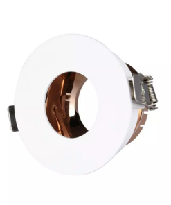 Χωνευτό φωτιστικό Spot GU10 Στρογγυλό Λευκό και ροζ χαλκός σώμα V-TAC – 3159