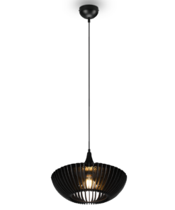 Κρεμαστό Φωτιστικό Trio Lighting COLINO 1x E27 Μαύρο Ματ Μεταλλικό – 315900132