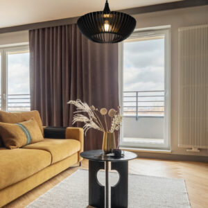Κρεμαστό Φωτιστικό Trio Lighting COLINO  1x E27 Μαύρο Ματ Μεταλλικό   – 315900132