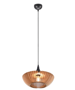 Κρεμαστό Φωτιστικό Trio Lighting COLINO 1x E27 με Ξύλινο – 315900142