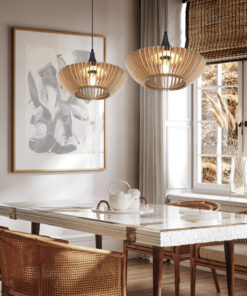 Κρεμαστό Φωτιστικό Trio Lighting COLINO 1x E27 με Ξύλινο – 315900142