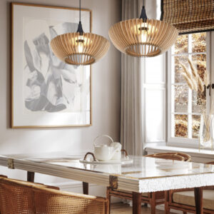 Κρεμαστό Φωτιστικό Trio Lighting COLINO  1x E27 με Ξύλινο – 315900142