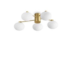IDEAL LUX Φωτιστικό Οροφής HERMES 5xG9 Λευκού Χρώματος – 322698