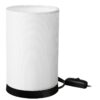 ΠΟΡΤΑΤΙΦ ΚΥΛΙΝΔΡΙΚΟ ΑΜΠΑΖΟΥΡ TL-07/H-01 WHITE/CREAM- BLACK  Ε/27 Heronia – 14-0311