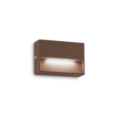 IDEAL LUX Φωτιστικό για Σκαλοπάτια DEDRA LED 1.5W 3000K IP65 Καφέ Χρώματος – 316895