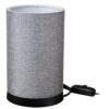 ΠΟΡΤΑΤΙΦ ΚΥΛΙΝΔΡΙΚΟ ΑΜΠΑΖΟΥΡ TL-07/H-04 GREY-BLACK  Ε/27 Heronia – 14-0312