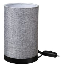 ΠΟΡΤΑΤΙΦ ΚΥΛΙΝΔΡΙΚΟ ΑΜΠΑΖΟΥΡ TL-07/H-04 GREY-BLACK  Ε/27 Heronia – 14-0312