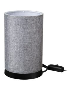 ΠΟΡΤΑΤΙΦ ΚΥΛΙΝΔΡΙΚΟ ΑΜΠΑΖΟΥΡ TL-07/H-04 GREY-BLACK  Ε/27 Heronia – 14-0312