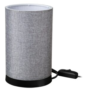ΠΟΡΤΑΤΙΦ ΚΥΛΙΝΔΡΙΚΟ ΑΜΠΑΖΟΥΡ TL-07/H-04 GREY-BLACK  Ε/27 Heronia – 14-0312
