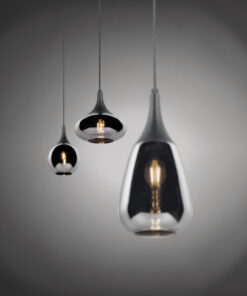 Κρεμαστό Φωτιστικό Trio Lighting LUMINA 3x E14 Μαύρο Ματ Μεταλλικό – 317000332