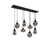 Κρεμαστό Φωτιστικό Trio Lighting LUMINA  8x E14 Μαύρο Ματ Μεταλλικό   – 317000832