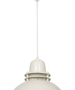 ΚΡΕΜΑΣΤΟ VINTAGE ΠΥΡΟΦΑΝΙ ΜΕΤΑΛΛΙΚΟ ZOE 1/L CREAM  Ε/27 Heronia – 34-0349