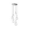 IDEAL LUX Κρεμαστό Φωτιστικό EQUINOXE 6xG4 Χρώματος Χρωμίου – 317250