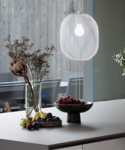 IDEAL LUX Κρεμαστό Φωτιστικό NET 1xE27 Λευκού Χρώματος – 317274