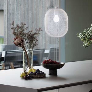 IDEAL LUX Κρεμαστό Φωτιστικό NET 1xE27 Λευκού Χρώματος – 317274