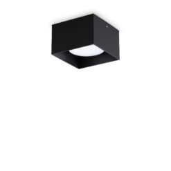 IDEAL LUX  Φωτιστικό Οροφής SPIKE 1XGX53 Μαύρου Χρώματος – 317496