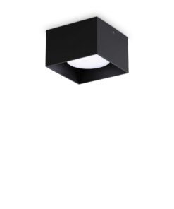 IDEAL LUX  Φωτιστικό Οροφής SPIKE 1XGX53 Μαύρου Χρώματος – 317496
