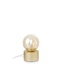 IDEAL LUX Επιτραπέζιο Φωτιστικό PERLAGE 1xG9 Χρυσού Χρώματος – 317823