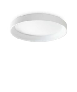 IDEAL LUX Φωτιστικό Οροφής LED 62W 3000K 7800lm Ziggy PL d80 Λευκό – 317908