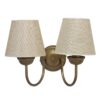 Φωτιστικό τοίχου S-11/AP HAT GOLD – BEIGE 2L ΑΜΠΑΖΟΥΡ Φ14 Heronia – 01-0365