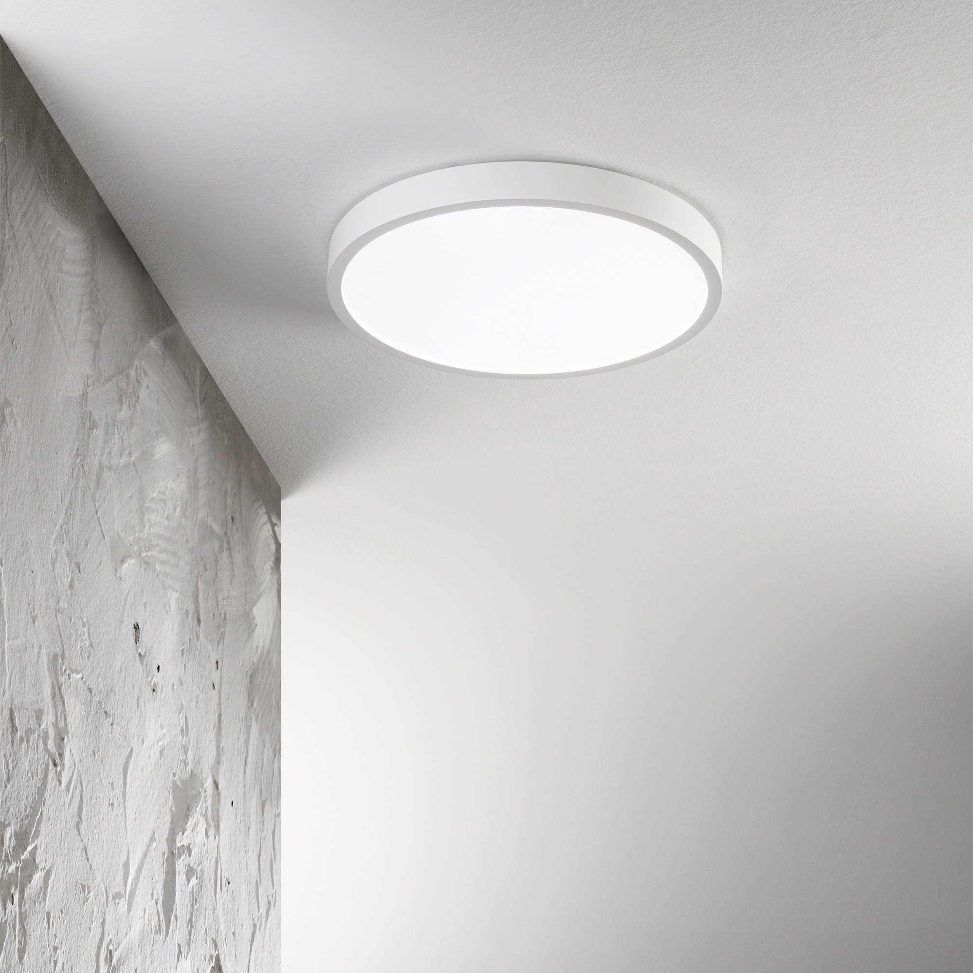 IDEAL LUX Φωτιστικό Οροφής RAY PL LED 26W 3000K-4000K IP44 Mαύρου Χρώματος – 327600