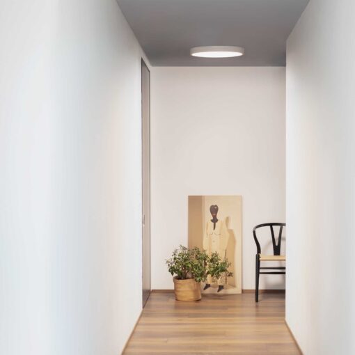 IDEAL LUX Φωτιστικό Οροφής RAY PL LED 13W 3000K IP44 Μαύρου Χρώματος- 327563