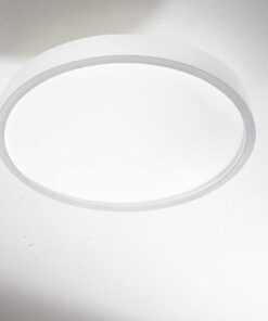 IDEAL LUX Φωτιστικό Οροφής RAY PL LED 13W 3000K IP44 Μαύρου Χρώματος- 327563