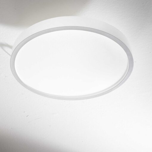 IDEAL LUX Φωτιστικό Οροφής RAY PL LED 13W 3000K IP44 Μαύρου Χρώματος- 327563