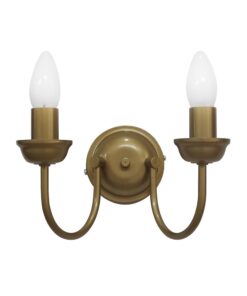 Φωτιστικό τοίχου S-11/AP GOLD MAT 2L Heronia – 01-0369