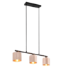 Κρεμαστό Φωτιστικό Trio Lighting 3xE14 Μπεζ Χρώματος – 319000344