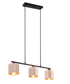 Κρεμαστό Φωτιστικό Trio Lighting 3xE14 Μπεζ Χρώματος – 319000344