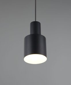 Κρεμαστό Φωτιστικό Σποτ Μαύρο Ματ AGUDO 1x E27 Trio Lighting – 319400132