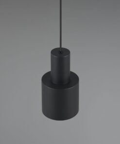 Κρεμαστό Φωτιστικό Σποτ Μαύρο Ματ AGUDO 1x E27 Trio Lighting – 319400132