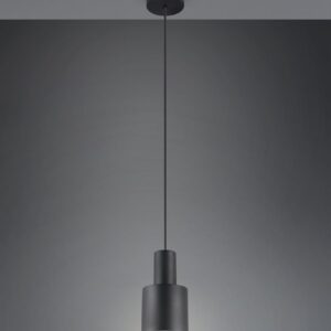 Κρεμαστό Φωτιστικό Σποτ Μαύρο Ματ AGUDO 1x E27 Trio Lighting – 319400132